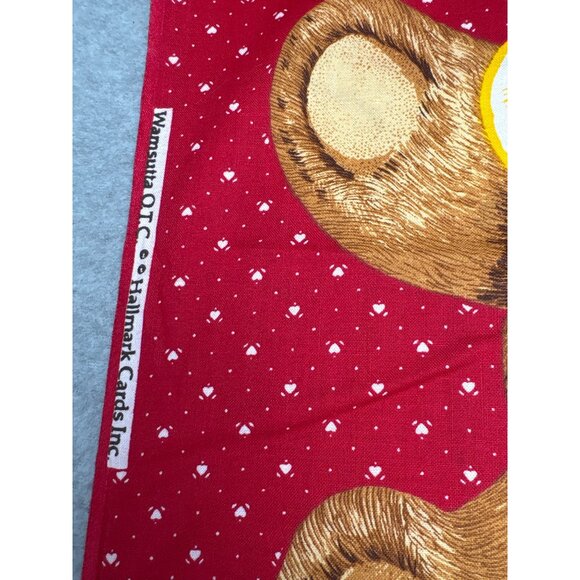 Vintage 1/2 yard x 44" Hallmark Teddy Bear Fabric - Picture 6 of 16